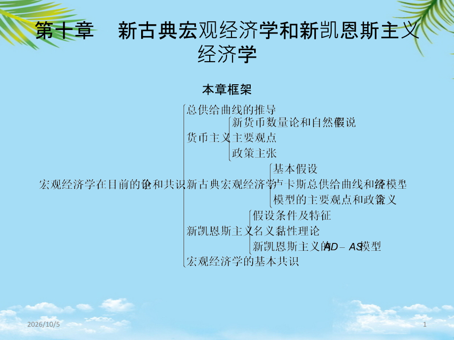 新古典宏观经济学和新凯恩斯主义经济学.ppt_第1页