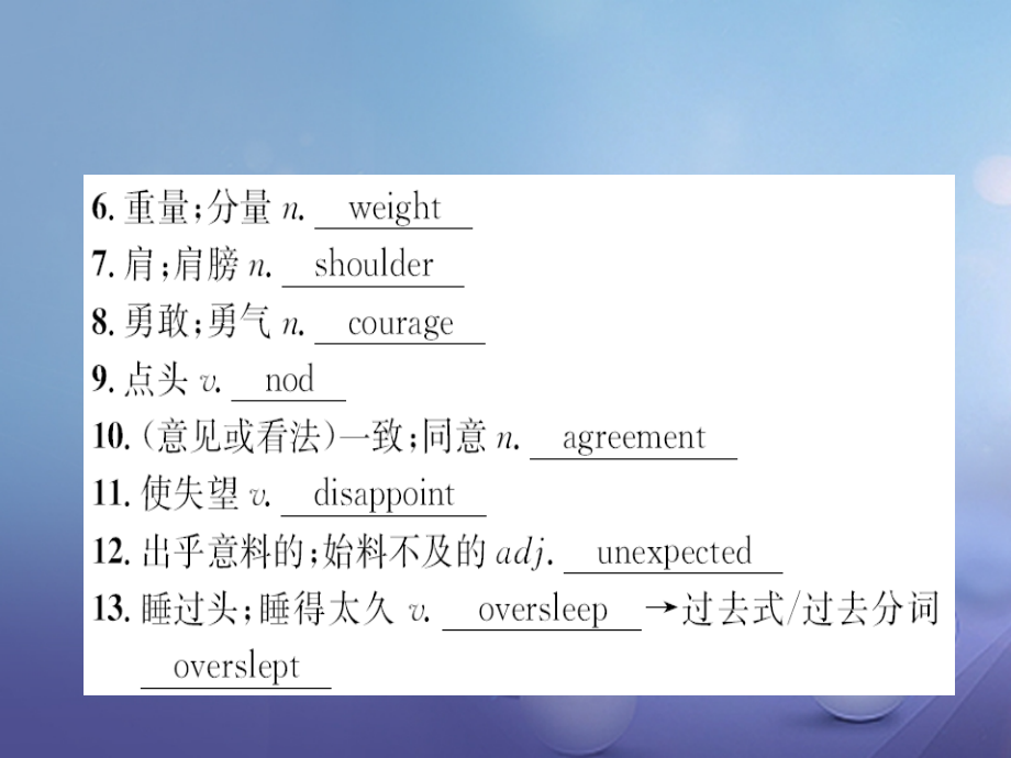 中考攻略中考英语专题总复习-第18课时-九全-Unit-11-12讲义.ppt_第2页