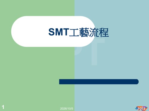 SMT工艺流程及各工位操作规范课件.pptx