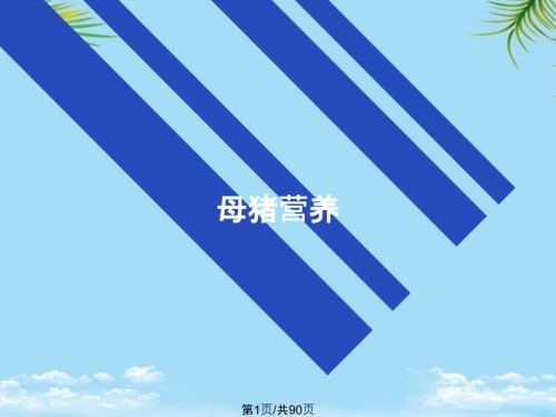 母猪营养.pptx