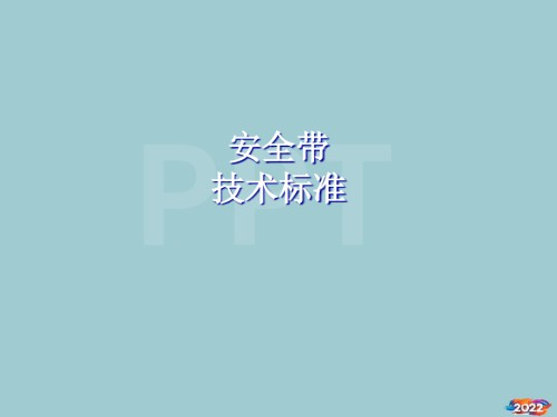 安全带技术标准宣贯.pptx