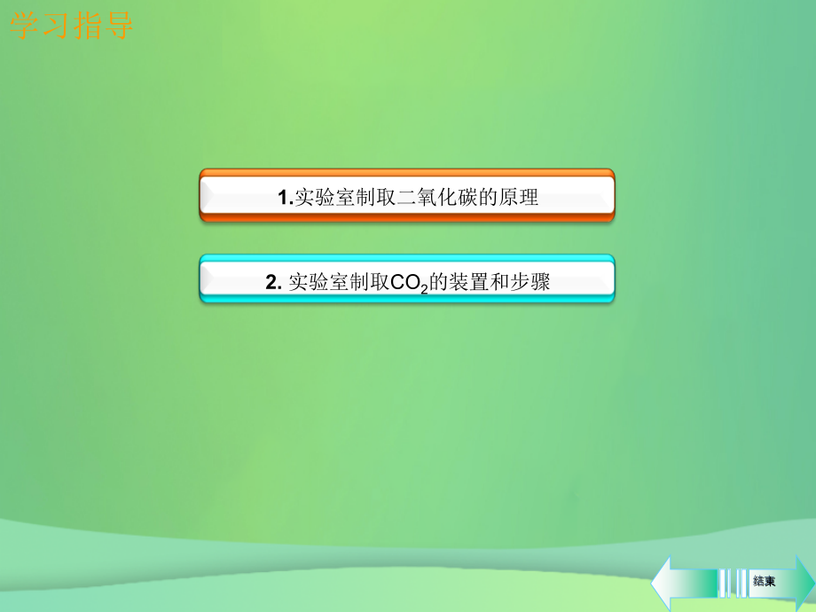九年级化学上册第六单元碳和碳的氧化物课题2二氧化碳制取的研究课堂导学课件新人教版.ppt_第2页
