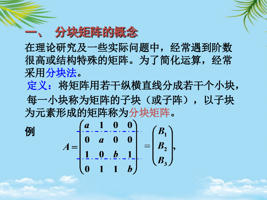 数学：《矩阵的分块》课件(沪教版高二上).ppt_第2页