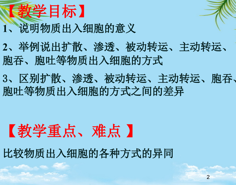 生物必修人教新课标物质出入细胞的方式课件.ppt_第2页