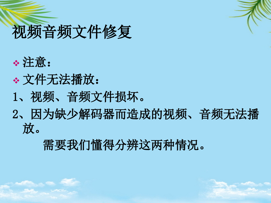 视频音频文件修复.ppt_第2页