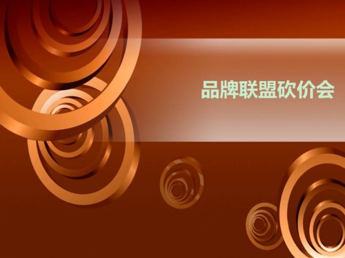 品牌联盟活动推广通用版本.ppt