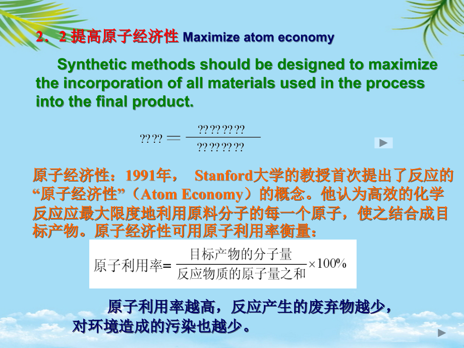 绿色化学绿色化学原理.ppt_第2页