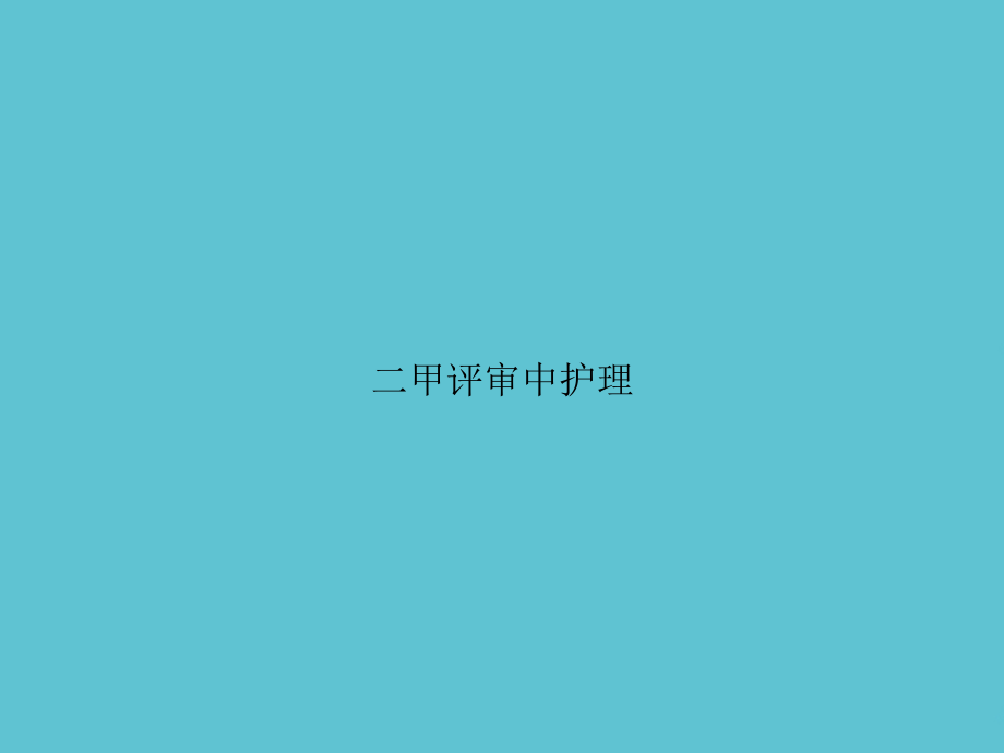 二甲评审中护理.ppt_第1页