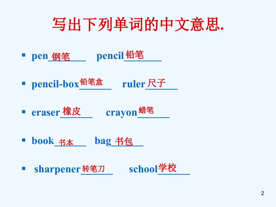 PEP三年级英语上册Unit1hello复习.ppt_第2页
