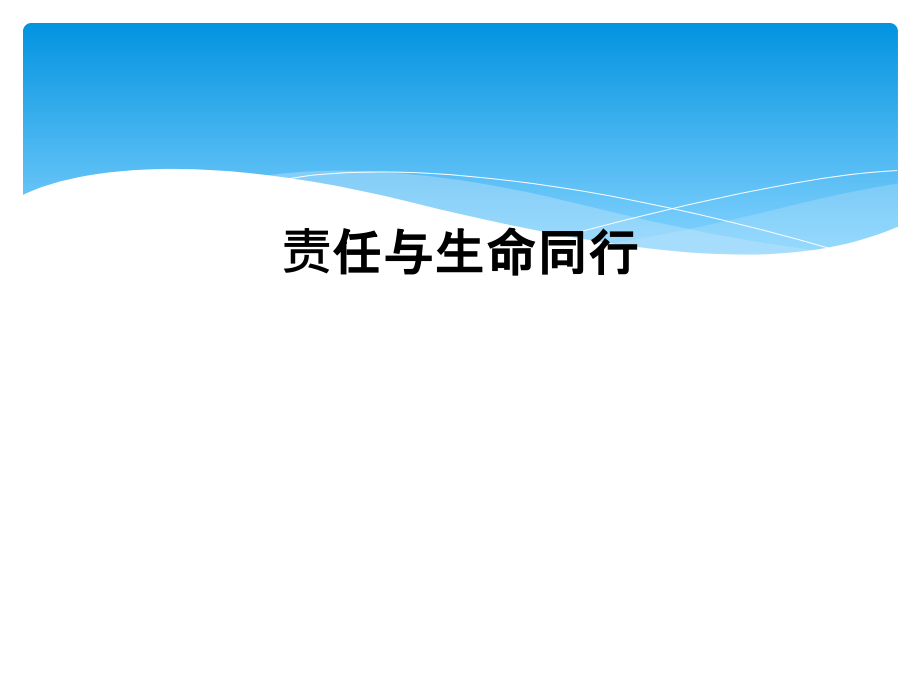 责任与生命同行.ppt_第1页