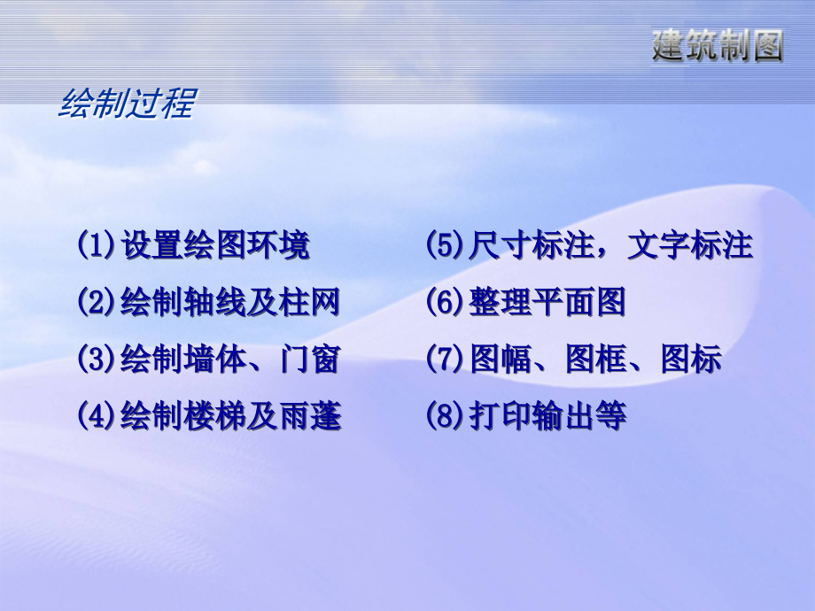 建筑制图CAD绘制工程图平面图的绘制.ppt_第1页