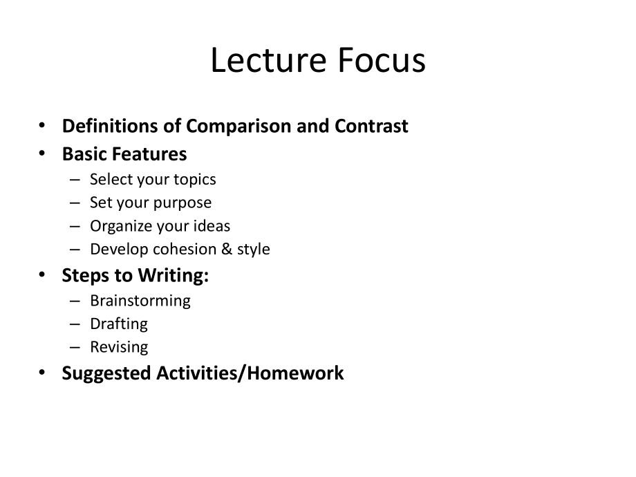 comparisonandcontrast对比英文写作.ppt_第2页