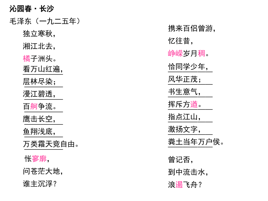 高中语文必修一必修1总复习.ppt_第2页