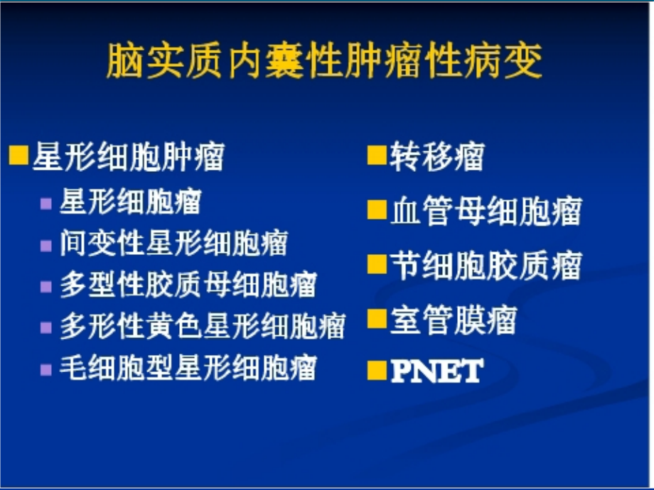 颅内囊性肿瘤性病变影像诊疗和鉴别诊疗培训.ppt_第2页