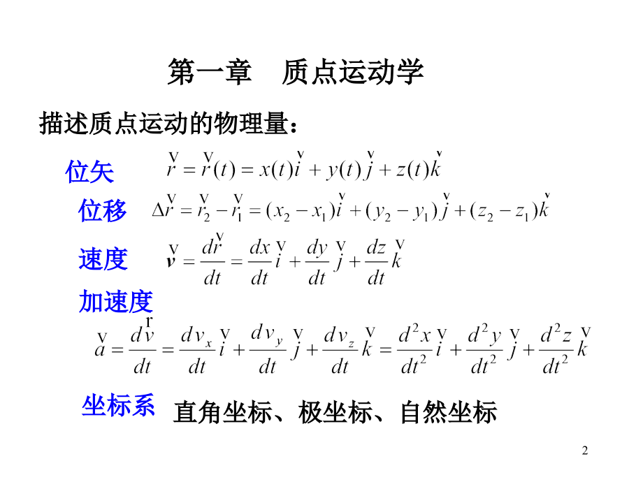 质点运动学和牛顿运动定律.ppt_第2页