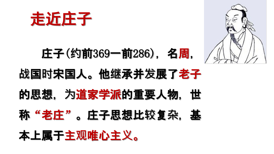 庄子两则《北冥有鱼》《庄子与惠子游于濠梁之上》.ppt_第2页