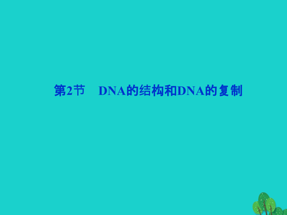 2019届江苏专用高考生物总复习第4章遗传的分子基础第2节DNA的结构和DNA的复制讲义苏教版必修.ppt_第1页