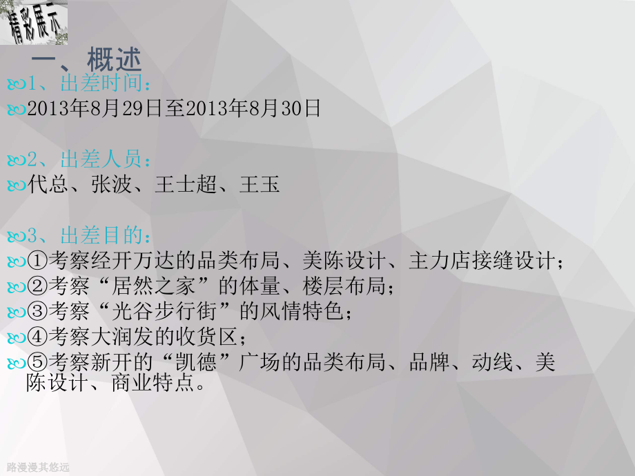 商业管理人员出差报告.ppt_第2页