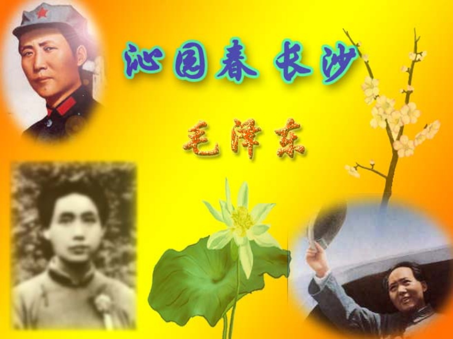 《沁园春·长沙》ppt课件(22页).ppt_第1页