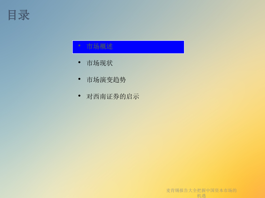 麦肯锡报告大全把握中国资本市场的机遇.ppt_第2页