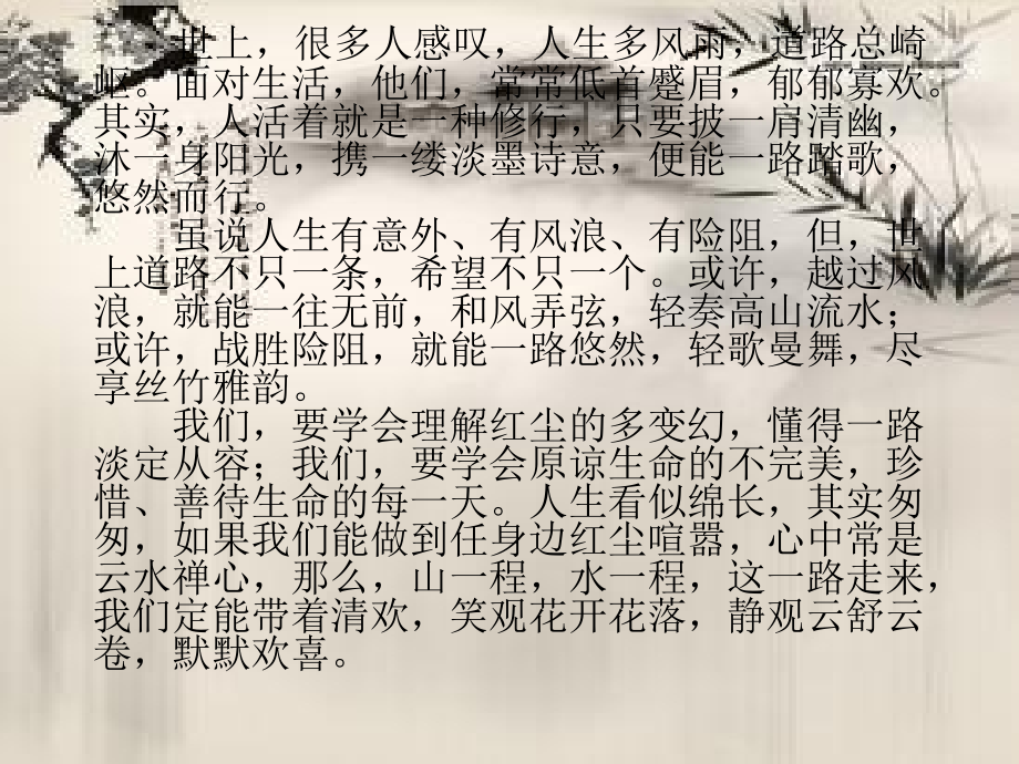 携淡墨诗意-悠然前行.ppt_第2页