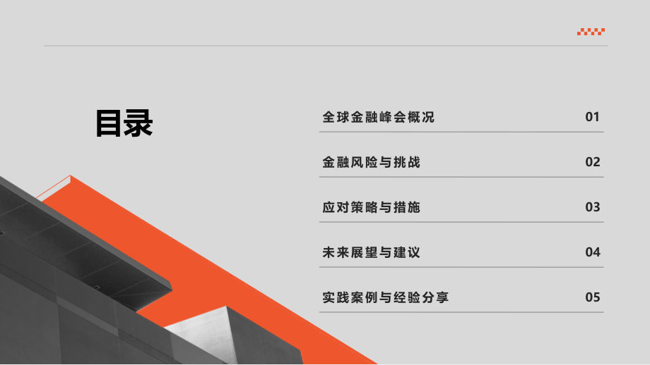 2025年全球金融峰会共同应对金融风险与挑战.pptx_第2页