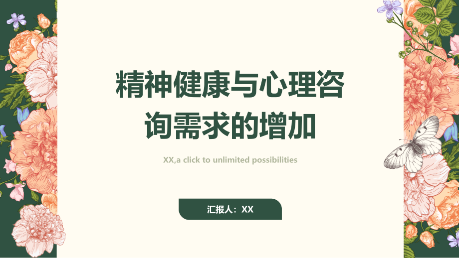 精神健康与心理咨询需求的增加.pptx_第1页