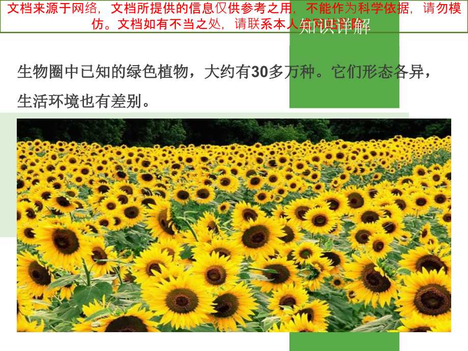 总复习绿色开花植物的一生专业知识讲座.ppt_第1页