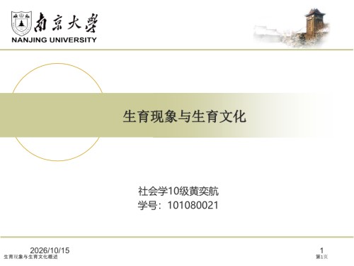 生育现象与生育文化概述.pptx