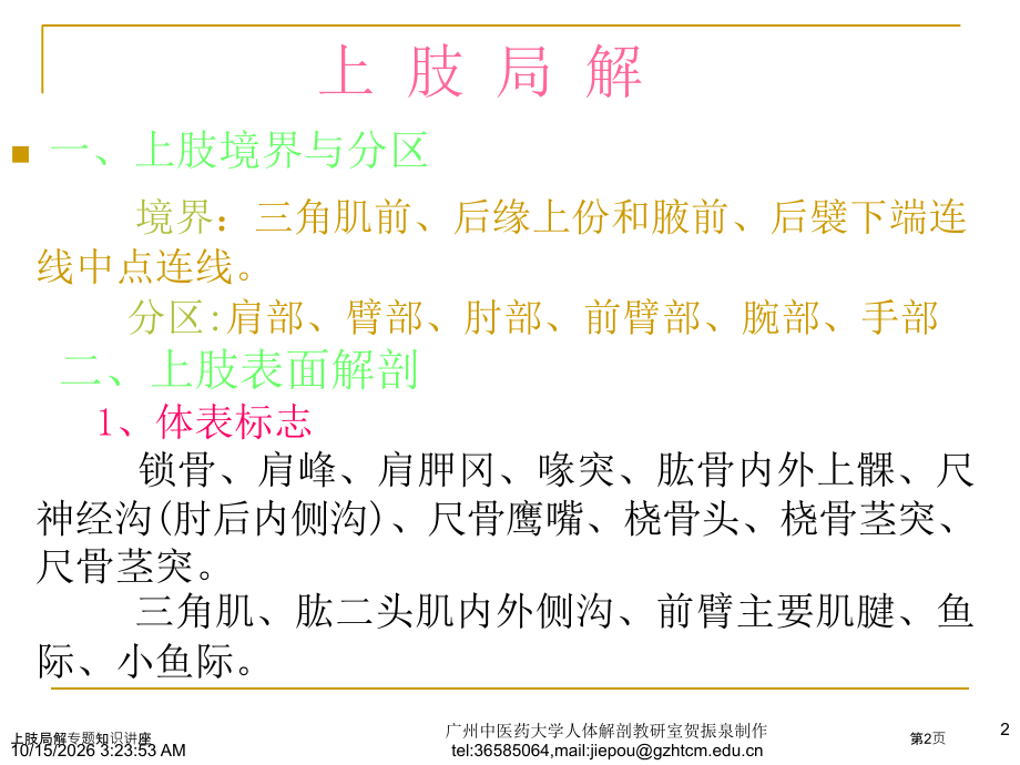 上肢局解专题知识讲座.pptx_第2页
