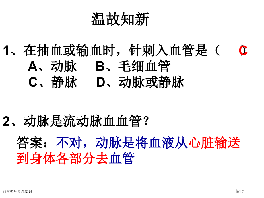 血液循环专题知识.pptx_第1页