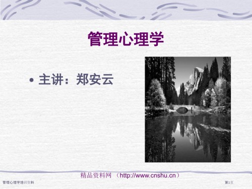 管理心理学培训资料.pptx