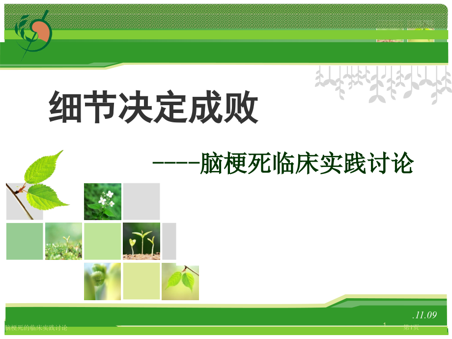 脑梗死的临床实践讨论.pptx_第1页