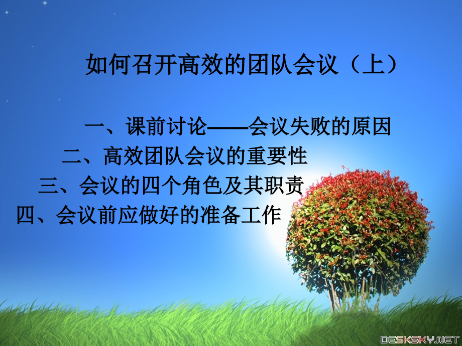 如何召开高效团队会议.ppt_第1页