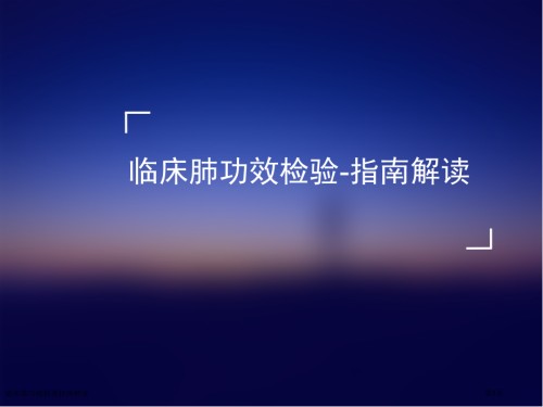 临床肺功能检查指南解读.pptx