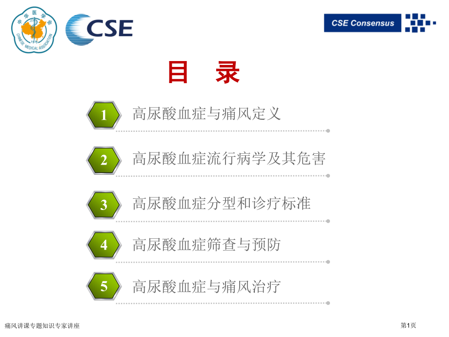 痛风讲课专题知识.pptx_第1页