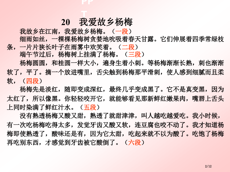 我爱故乡的杨梅新版.pptx_第2页