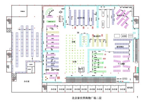 商业建筑：超市平面布局图赏析.ppt