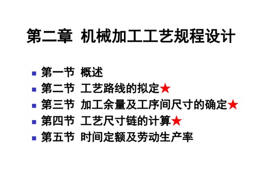 第二章机械加工工艺规程制订.ppt