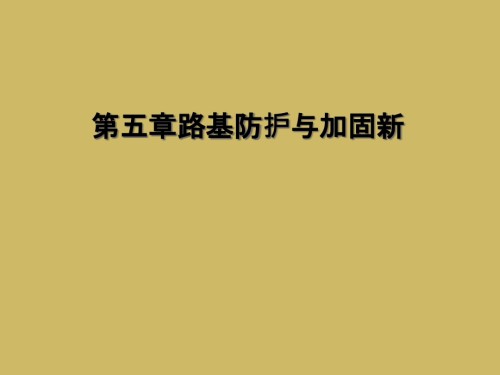 第五章路基防护与加固新.ppt