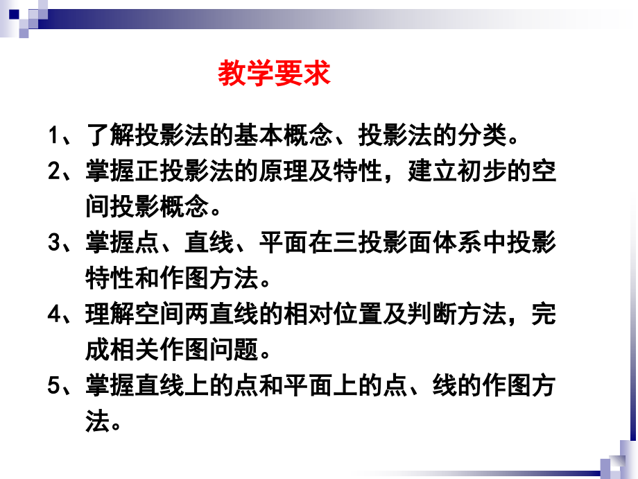 现代工程设计制图第二章-正投影.ppt_第2页
