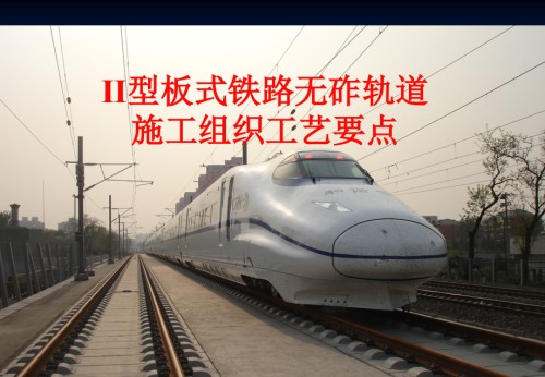 Ⅱ型板式铁路无砟轨道施工组织工艺要点.ppt