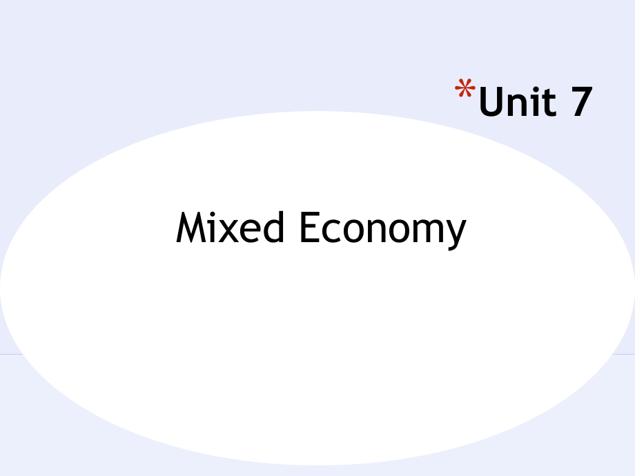 Unit-7-Mixed-Economy-财经专业英语教程(第四版).ppt_第1页