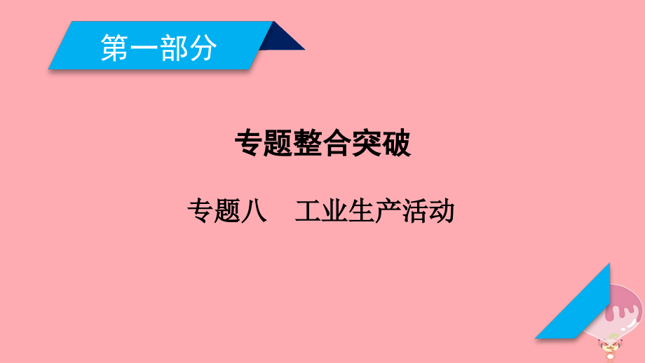高考地理二轮复习专题8工业生产活动(第1课时).ppt_第1页