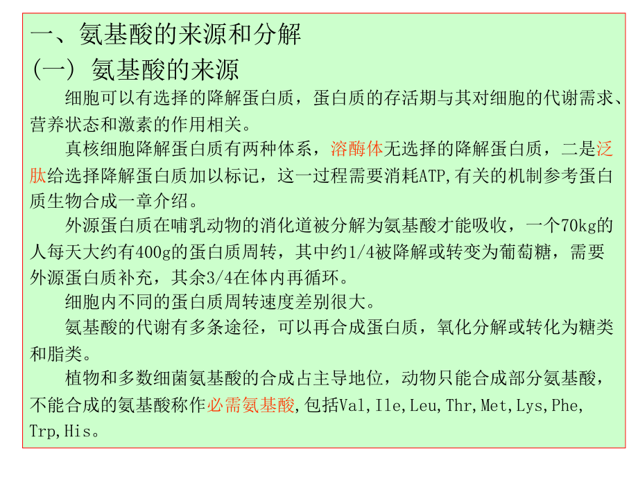 生物化学与分子生物：氨基酸的分解代谢.ppt_第2页