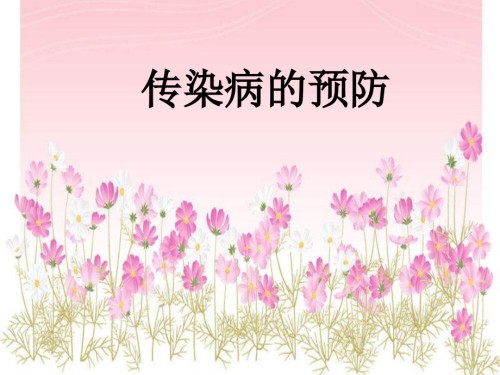 苏科版生物八下《传染病的预防》.ppt