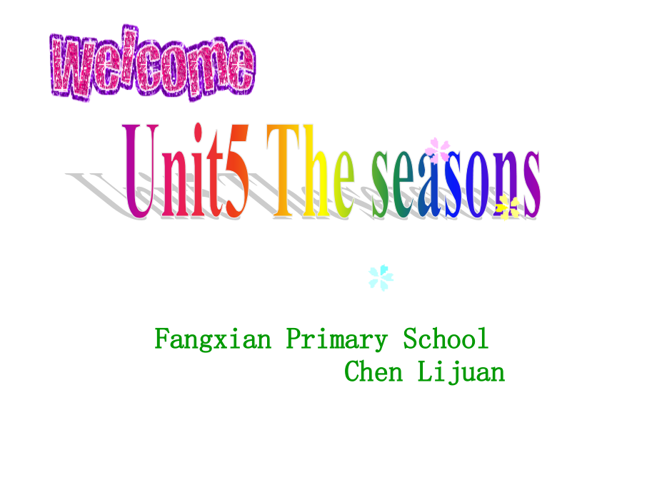牛津苏教六下Unit5Theseasons之一.ppt_第1页