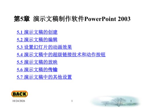 第章演示文稿制作软件PowerPoint.ppt