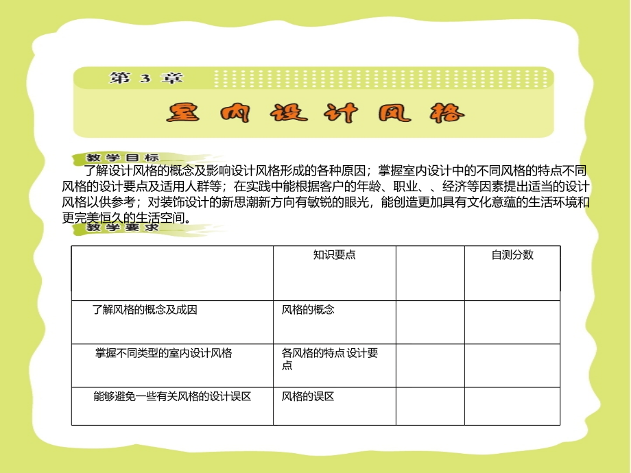 室内设计基础第三章室内设计风格.ppt_第1页