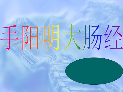 手阳明大肠经腧穴.ppt